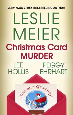Christmas card murder [large type] /