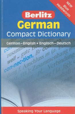 German compact dictionary : German-English, Englisch-Deutsch /