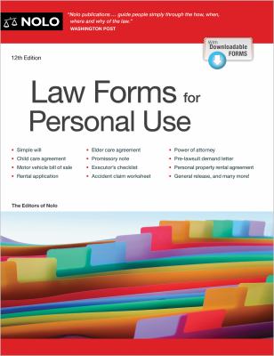 Law forms for personal use /