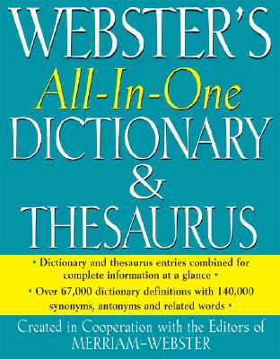 Webster's all-in-one dictionary & thesaurus.