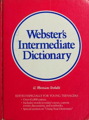 Webster's intermediate dictionary.