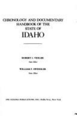 Chronology and documentary handbook of the State of Idaho /