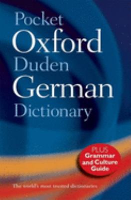 Pocket Oxford-Duden German dictionary : German-English, English-German /