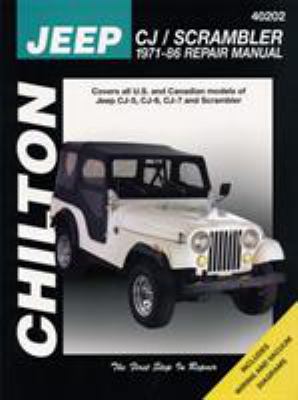 Chilton's Jeep CJ/Scrambler, 1971-86 repair manual /