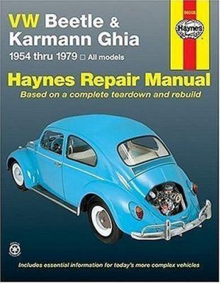 VW Beetle & Karmann Ghia automotive repair manual /