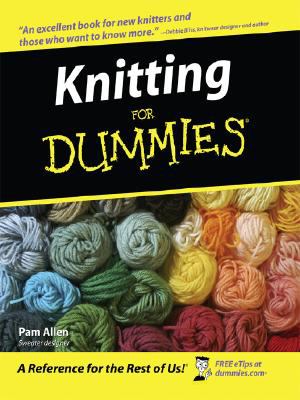 Knitting for dummies [large type] /