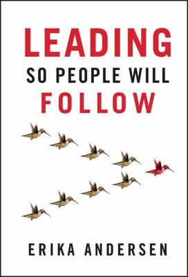 Leading so people will follow /