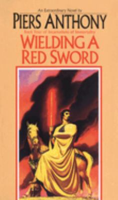 Wielding a red sword /