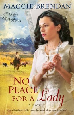 No place for a lady [large type] : a novel /