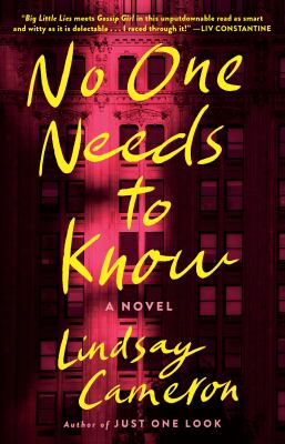 No one needs to know [ebook] : A novel.