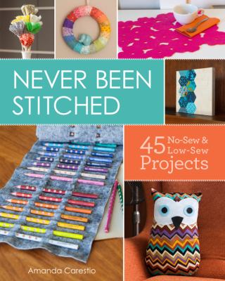 Never been stitched : 45 no-sew & low-sew projects /