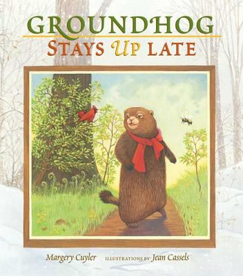 Groundhog stays up late /