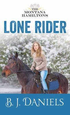 Lone rider [large type] /