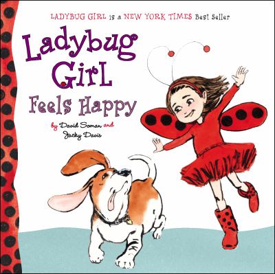 brd Ladybug Girl feels happy /