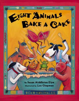 Eight animals bake a cake /