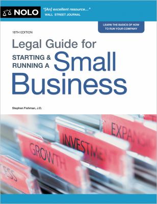 Legal guide for starting & running a small business /