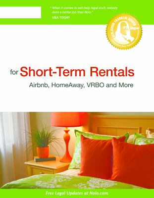 Tax guide for short-term rentals : Airbnb, HomeAway, VRBO & more /