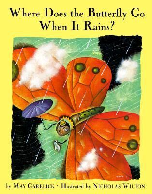 Where does the butterfly go when it rains? /