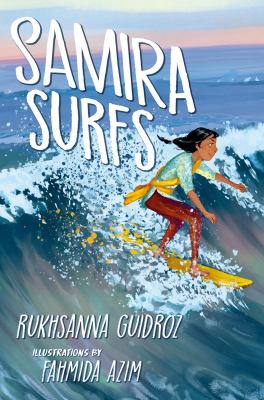 Samira surfs /