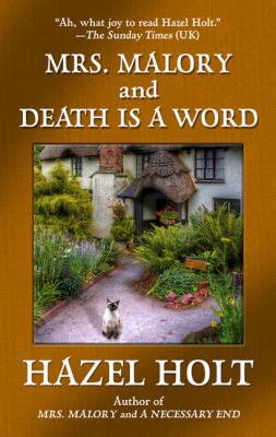 Mrs. Malory and death is a word [large type] : a Sheila Malory mystery /