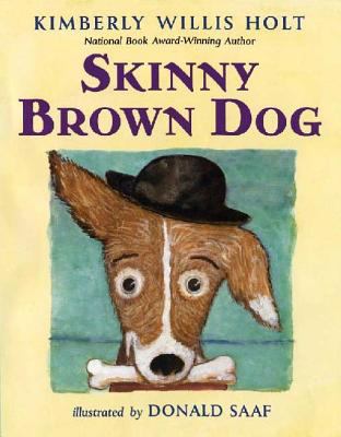 Skinny brown dog /