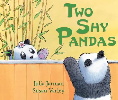 Two shy pandas /