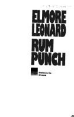 Rum punch /