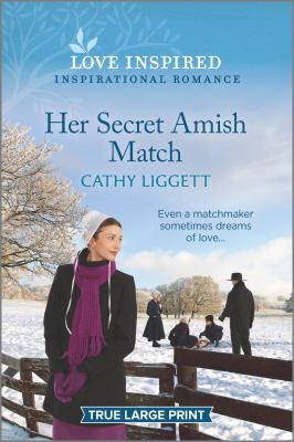 Her secret Amish match [large type] /