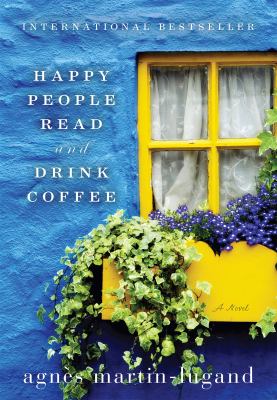 Happy people read & drink coffee /