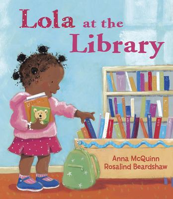 Lola at the library /