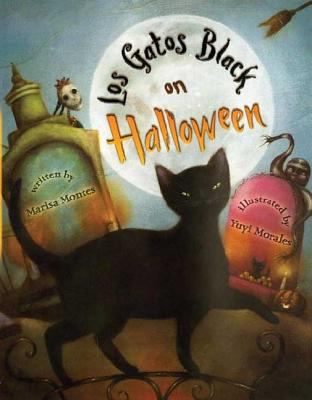 Los gatos black on Halloween /