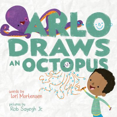 Arlo draws an octopus /