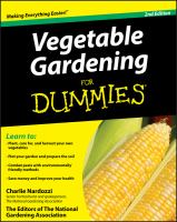 Vegetable gardening for dummies /
