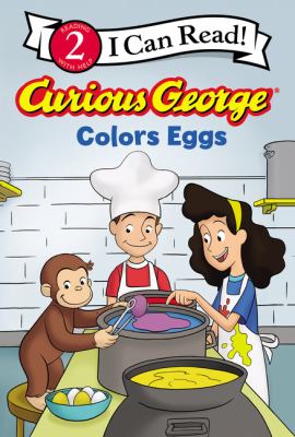 Curious George colors eggs /