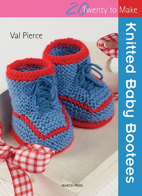 Knitted baby bootees /