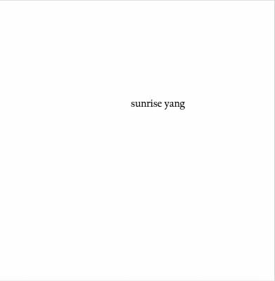 Sunrise yang : April through September, poems & photos /