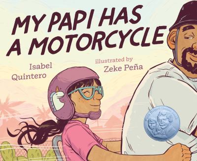 My papi has a motorcycle /