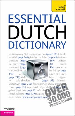 Essential Dutch dictionary : Dutch-English/English-Dutch dictionary /