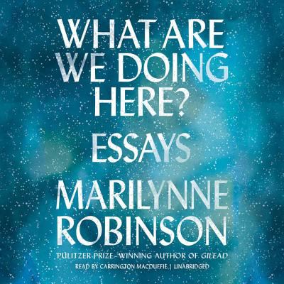 What are we doing here? [compact disc, unabridged] : essays /