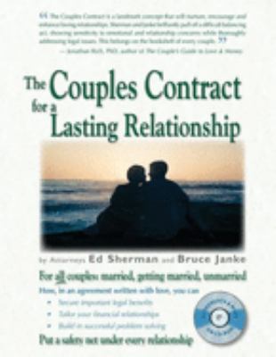 The couples contract for a lasting relationship : for all couples-- married, getting married, unmarried /