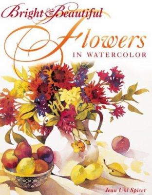 Bright & beautiful flowers in watercolor /