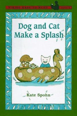 Dog and Cat make a splash /
