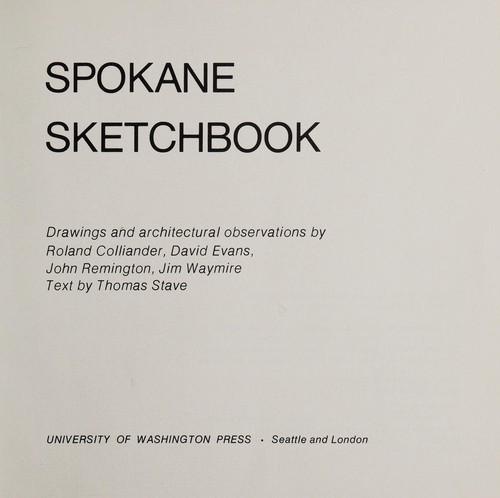 Spokane sketchbook /