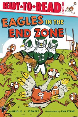 Eagles in the end zone /