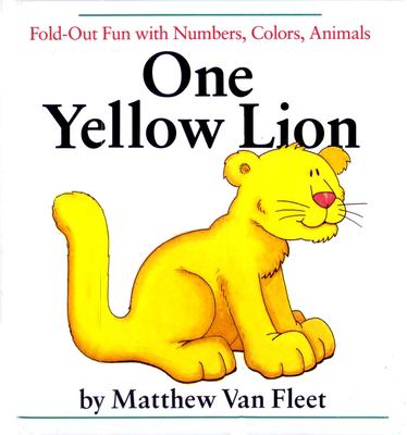One yellow lion /
