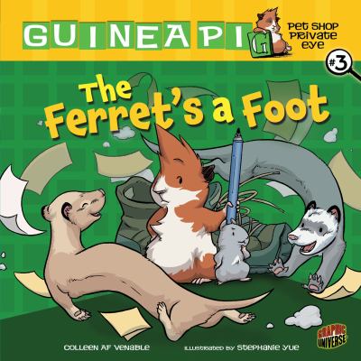 The ferret's a foot /