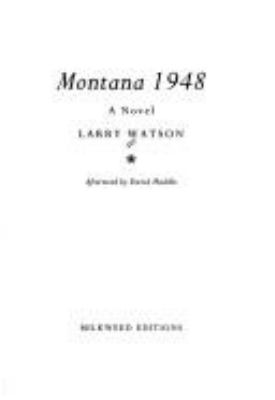 Montana 1948 : a novel /