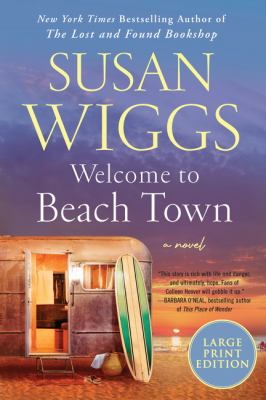 Welcome to beach town : a novel [large type] /