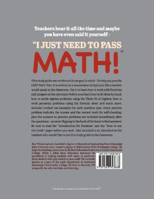 I just need to pass math! : a study guide for the GED test /