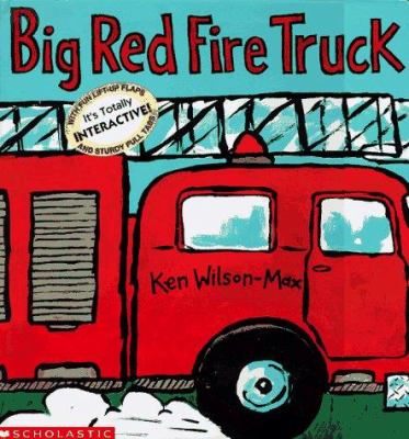 Big red fire truck /